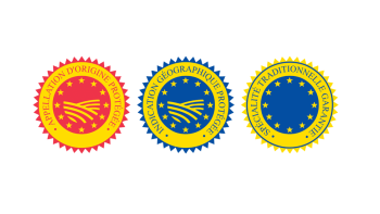 Les logos issus du droit de l’Union européenne (AOP, IGP, STG)