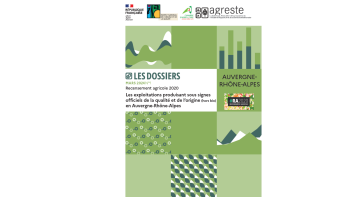 Couverture de la publication Les exploitations produisant sous SIQO (hors bio) en Auvergne-Rhône-Alpes (2024) 