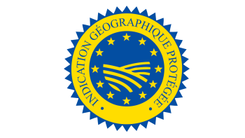 Logo de l'IGP, indication géographique protégée. 