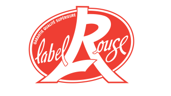 Le logo du Label Rouge. Le numéro d’homologation, ainsi que le nom et les coordonnées de l’organisme de défense et de gestion derrière le produit, doivent obligatoirement apparaître sur l’étiquetage où figure le logo. 