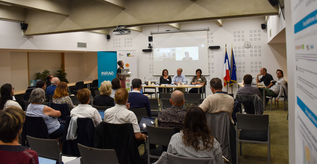 Photographie du séminaire sur les SIQO organisé par l'INAO et l'INRAE le 26 septembre 2023